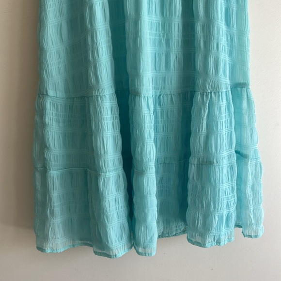 Betsy Johnson Sky Blue Vintage Inspired Short Sleeve Dress SZ Medium - Picture 11 of 15